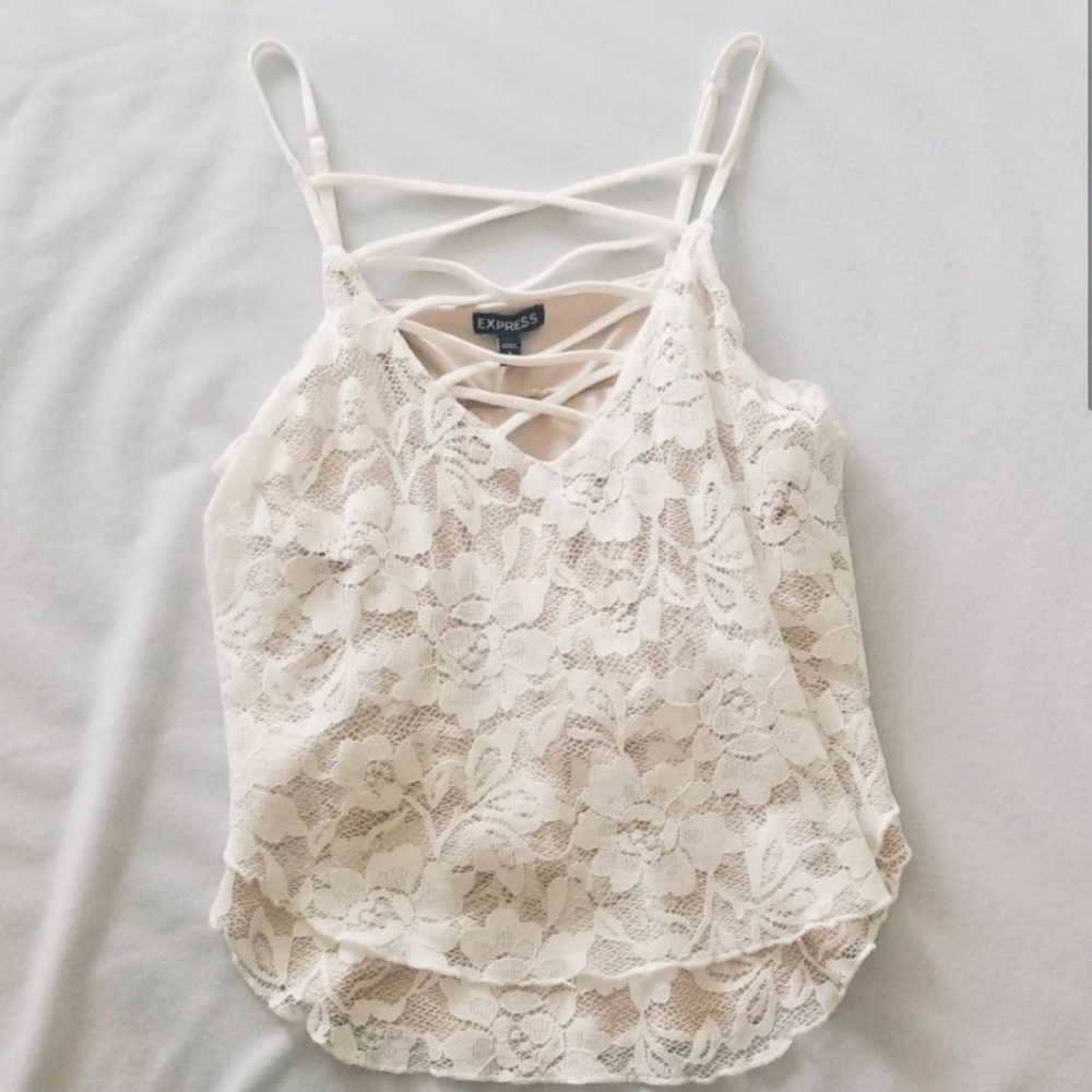Express lace top